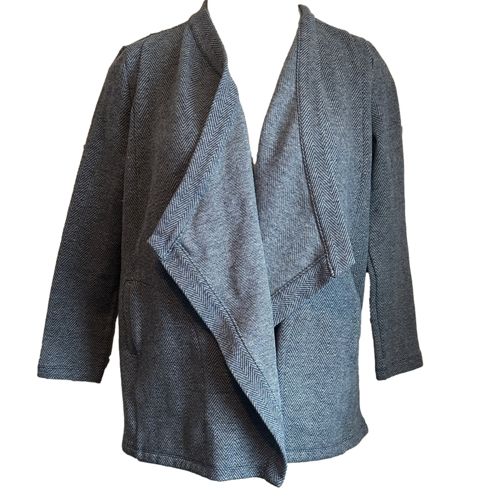 Banana Republic Gray Herringbone Suit Jacket XS
